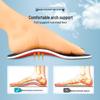 Unisex Orthopedic Shock-Absorbing Arch Support Insoles for Flat Feet - Black Mesh