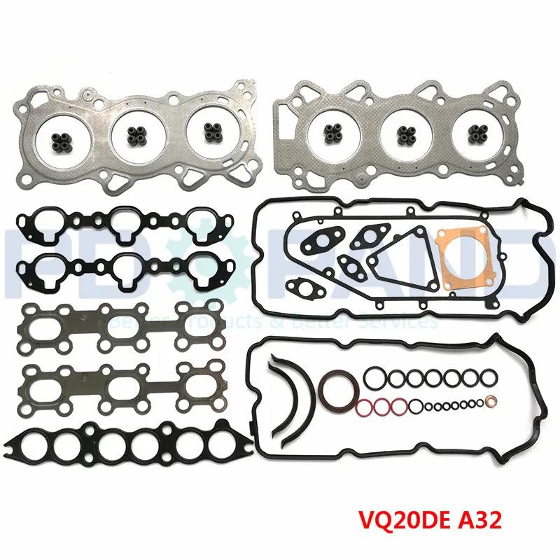 VQ20DE Engine Full Head Gasket Seal Kit for Nissan Maxima Altima Teana QX A32 A33 CEFIRO 2.0L V6 Rebuilding Overhaul