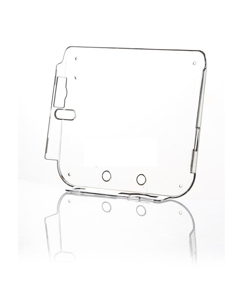 1piece Clear Crystal Protective Case Cover Hard Shell Skin for 2DS + Anti Dust Film For Nintendo 2DS Screen Protector