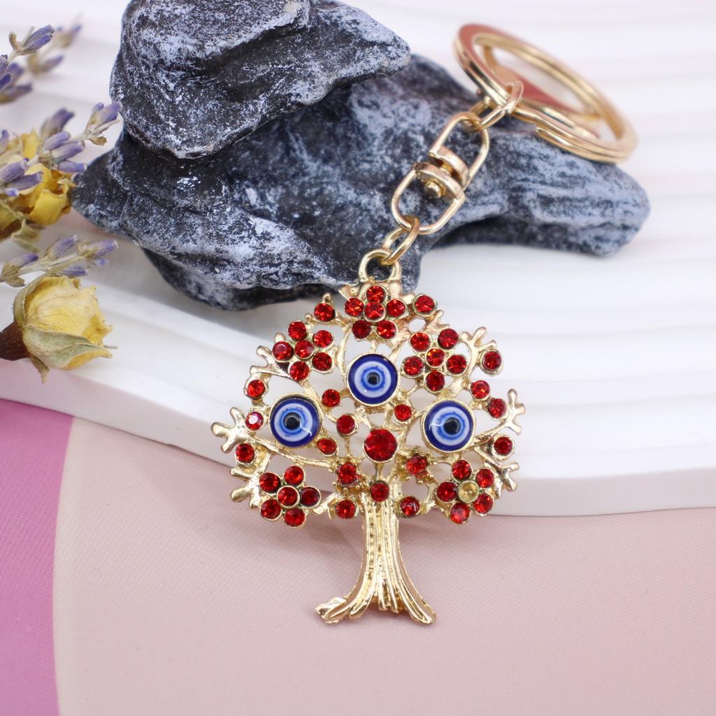 Rhinestone Flamingo Keychain Flamingo Pendant Keychain Rhinestone Crystal Keyring Car Key Chain Key Holder Handbag Purse Charm