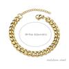 9 Styles Cuban Chain Link Bracelet For Men 3/5/7mm Adjustable Hiphop Rock Outdoor Cool Biker Motorcycle Accessories Punk Pulsera