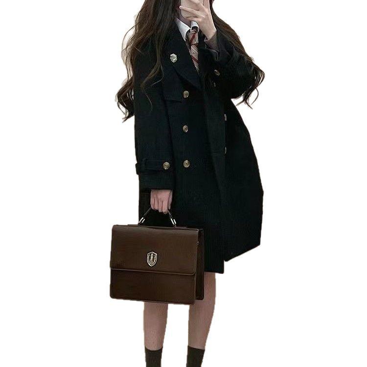 Pain Bag College Style School for Large-capacity Girl Soft Shoulder Girl Hand Pain Bag