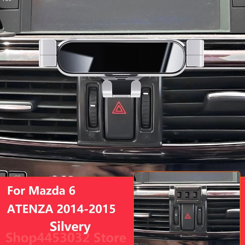 Car Mobile Phone Holder for Mazda 6 ATENZA 2022 2021 2019 Raptor Mounts Bracket GPS Stand Rotatable Support Accessories Ujcdg07