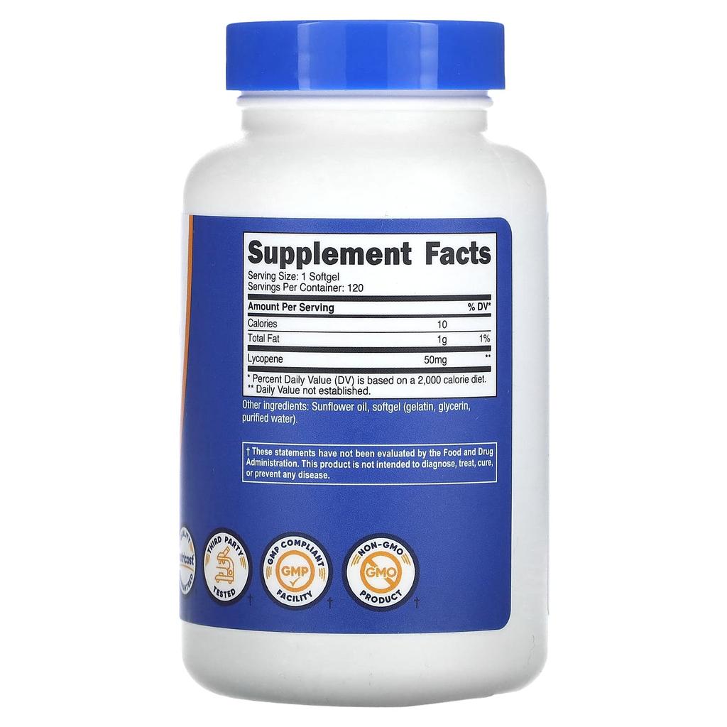 Lycopin, 50 mg, 120 Weichkapseln