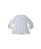 Antiqua Lace Docking Long Size Women's Shirt, Sleeve, PY-00814, F, 49, Off-White