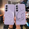 Hand Lines Husă din silicon moale pentru Xiaomi Redmi Note 13 Pro 13C Poco C65 Samsung A35 A55 M35 Huawei Honor 200 iPhone Husă de protecție rezistentă la șocuri