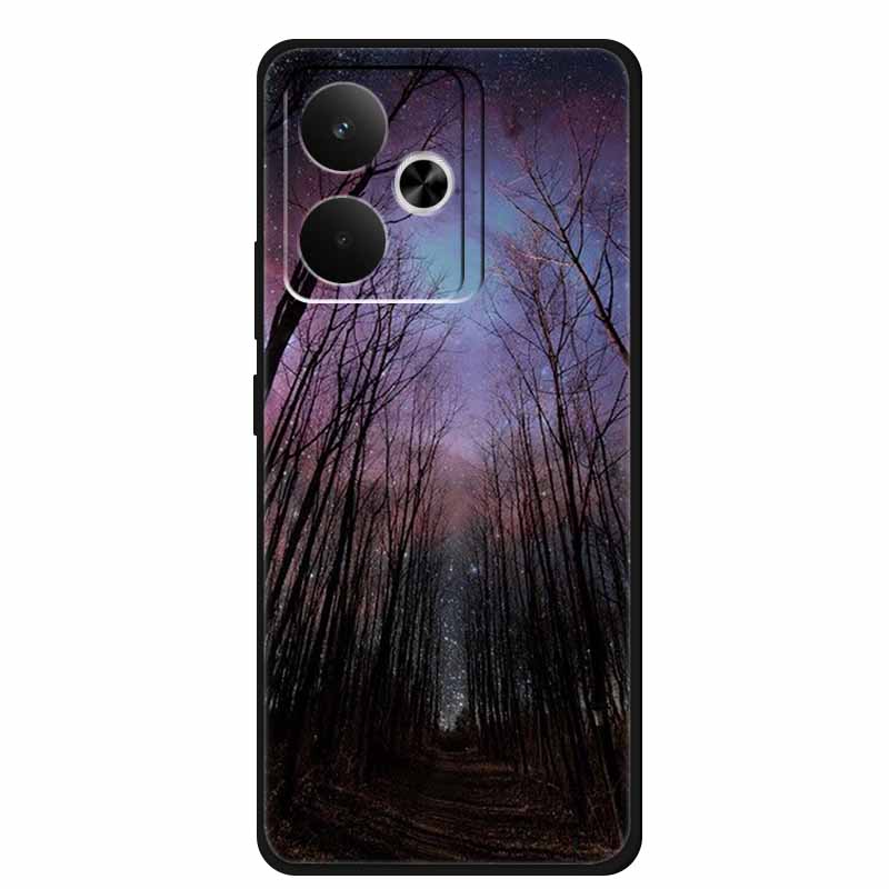 For Realme GT7 GT 7T Phone Case 7 T Bag Black Silicone Soft Back Cover Case For Realme 14 4G 15 Pro Cases Coque Protective Shell