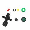 2PCS 20mm /25mm Clamp Spraying Nozzle Engineering Plastic Atomizing Mist Nozzle  Crop Spraying