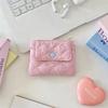 Gifts Quilted Coin Purse Diamond Shape Multifunctional ID Storage Bag Portable Storage Bags
