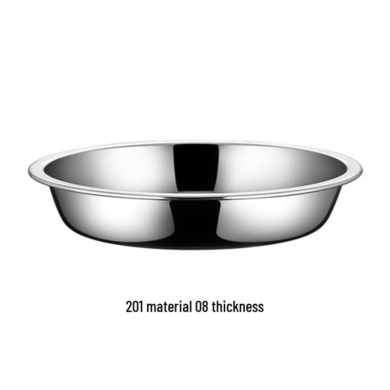 WUHE 304 Stainless Steel Round Divided Deep Plate