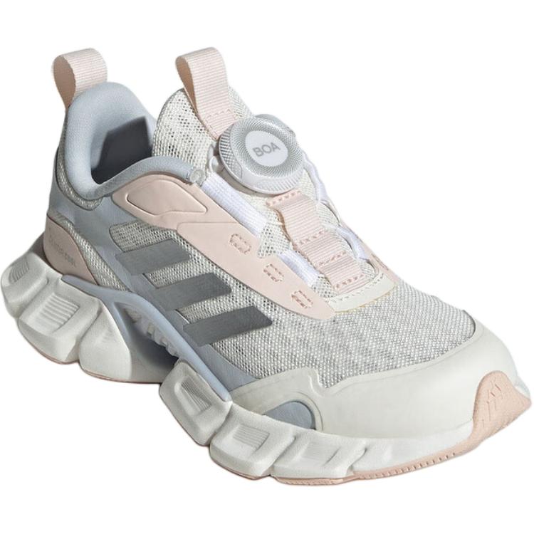 adidas Climacool Ventania Syntetická Koža Látka Mäkké Pohodlné Protišmykové Odolné Nízkoprofilové Bežecké Topánky Detské Bežecké Topánky Biela Ružová JR5694
