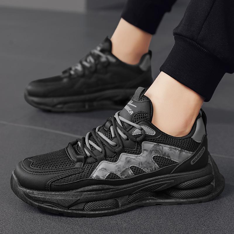 New Mesh Breathable Casual Shoes, Thick Soled Wear-resistant Men's Sports Shoes
