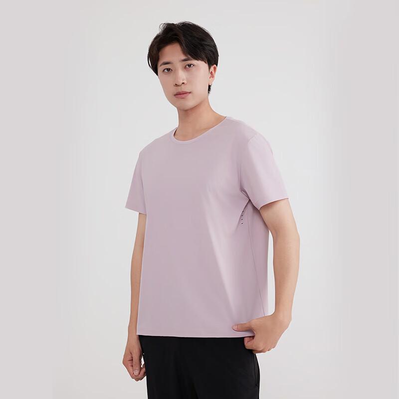 Unisex Ice Silk Round Neck Short Sleeve T-shirt