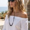 Crystal Eyeglass Holder Necklace Colorful Eyeglass Lanyard Beads Glasses Chain  Women Accessories