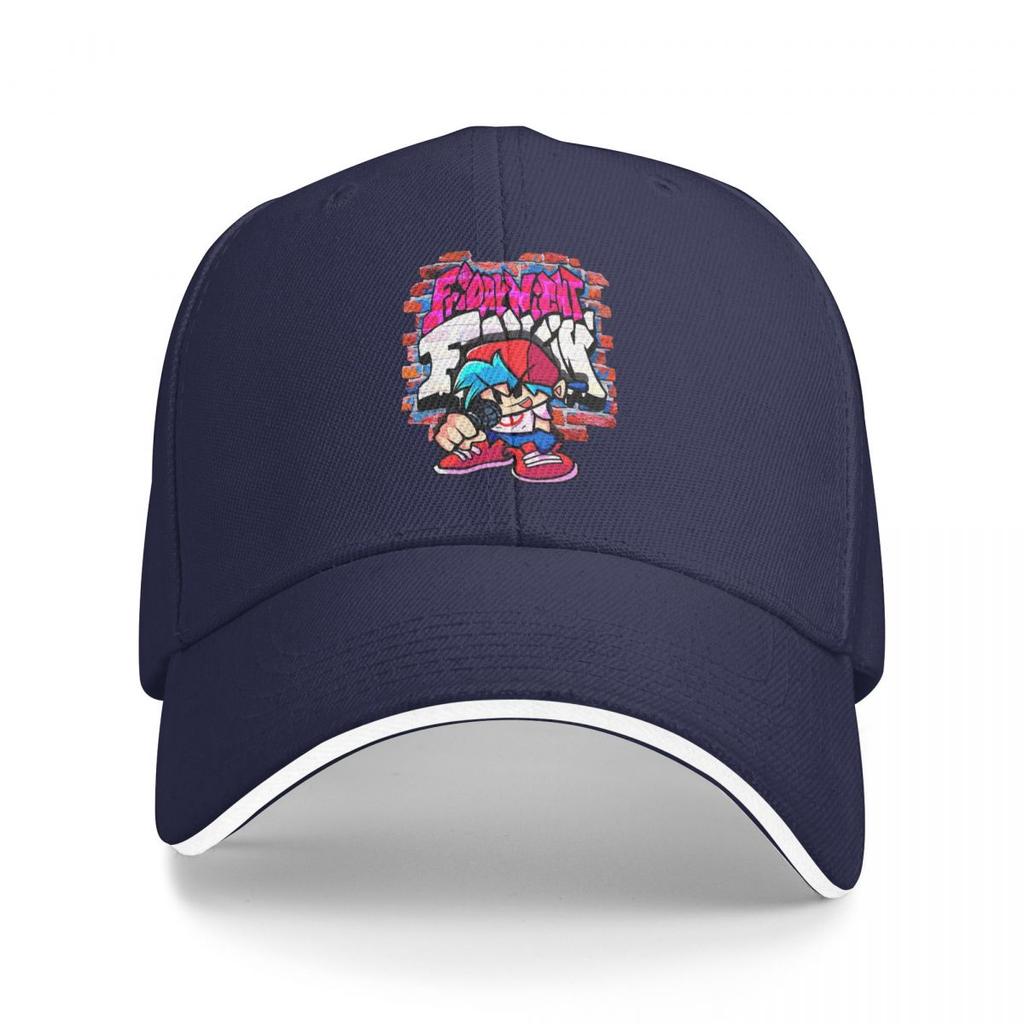 Unisex Baseball Hats BoyFriend FNF Brick Wall Outdoor Streetwear Summer Sports Baseball Caps Cap Casquette Polychromatic Hats