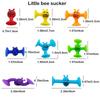 Bees Suction Cup Toy, Soft Building Blocks Pop Sucker,Small Throw Darts Set,Parent-child Interactive Game, Gift for Kids