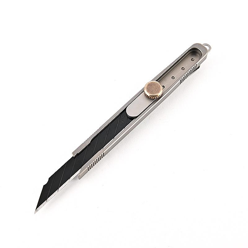 Titanium Alloy Utility Knife - Sharp Carving & Wallpaper Cutter for Office Supplies