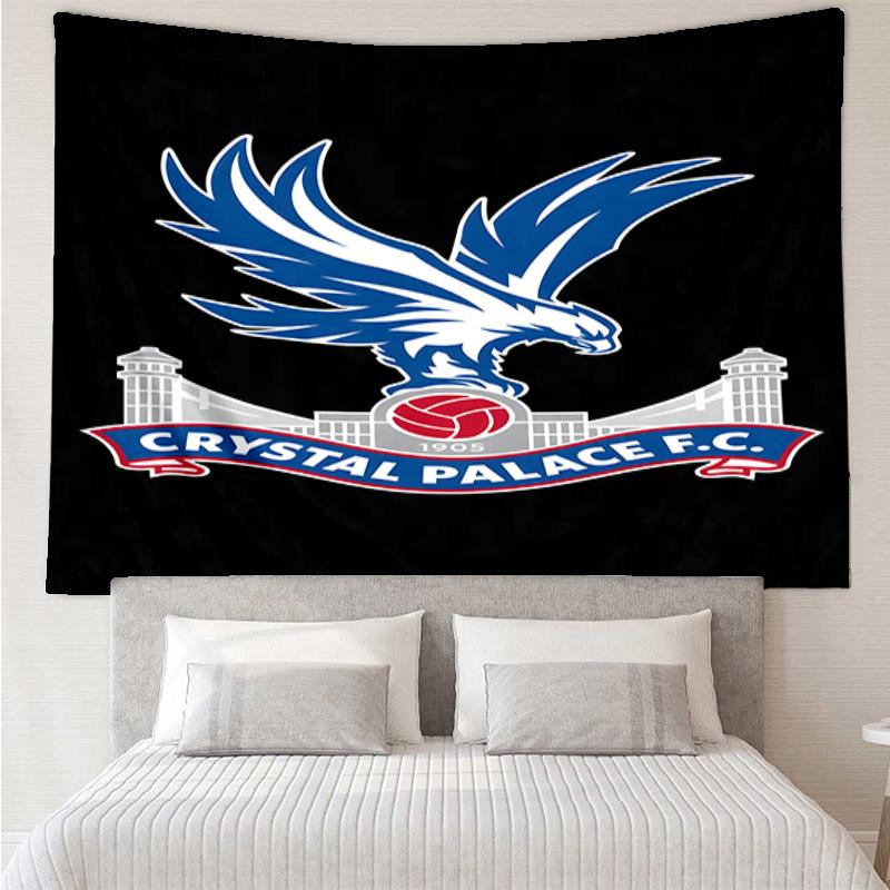 1PC Crystal Fc Crest Printed Tapestry Room Decoration Wall Hanging for Living Room Bedroom, Dormitory, Birthday and Christmas Gifts