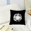 Art P-Piero Fornasetti Funny Girl Cushion Cover Pillow Case Square Cushion Room Bedroom Headboard Sofa Living Backrest Nap Time