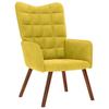VidaXL Yellow Velvet Recliner Chair, Chair, Living Room Chair, Recliner Armchair, Chaise Lounge, Lounge Seat, Chair In 4016817