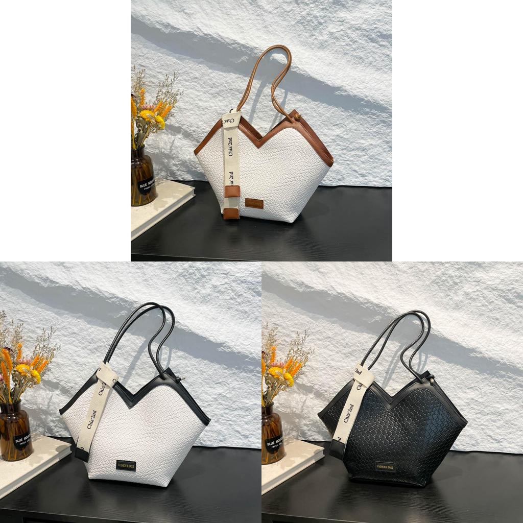 Pu Tote Bag For Women With Large Capacity And Dual Shoulder Straps For Daily Use