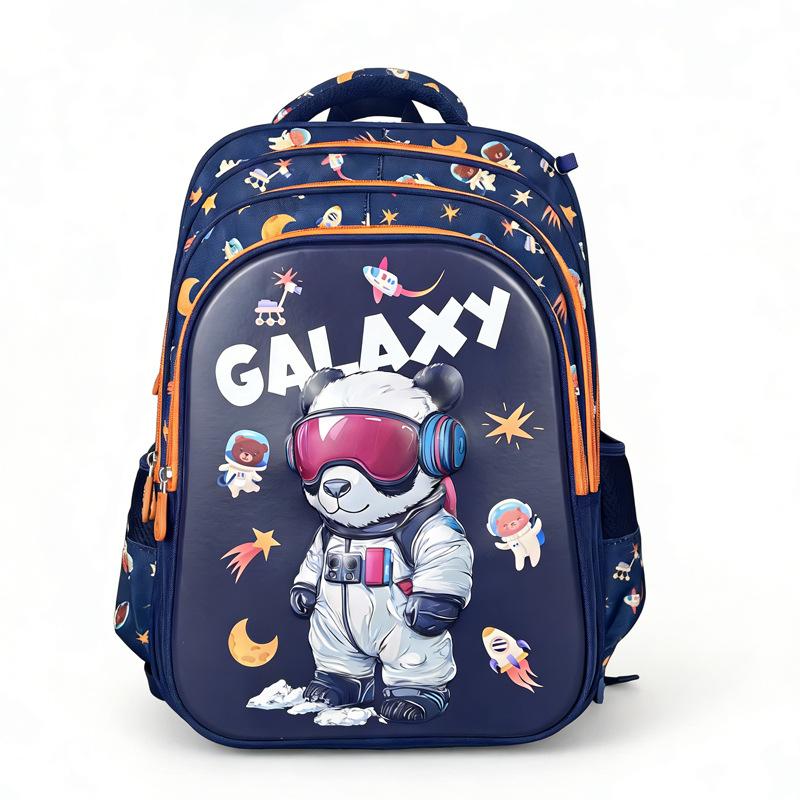 Student Schoolbag Can Hold Tie Rod Cartoon Backpack Large Capacity 4 Layer Zipper 18 Inch Boys And Girls