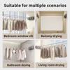 New 5.1 Meters Retractable Clothesline Dryer Indoor/Outdoor Bathroom Drying Rack Clothes Rack Laundry Drying Hanger Double Layer