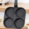 4 Grids Fried Egg Pan Non-stick Pancake Pan Hamburg Maker Divided Egg Skillet  Steak