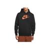 Nike Alphabet Logo Print Pullover Hoodie Men Hoodie Black DR7830-010