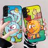 Cartoon S-Smeshariki Phone Case For Samsung S25 Edge Ultra S23 S22 S21 S20 Ultra Plus S24 Fe A54 A53 A25 Glass Cover