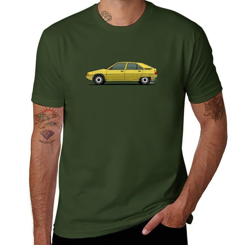 Citron BX 14 - Single Illustration - Jaune Cédrat T-Shirt anime heavyweights hippie clothes T-shirt men