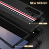 Carbon Fiber Ultra Thin Folding Cover Case for Samsung Galaxy Z Fold7 5G Fold 7 6 5 Fold6 Fold5 Fold3 Fold4 Fold 4 3