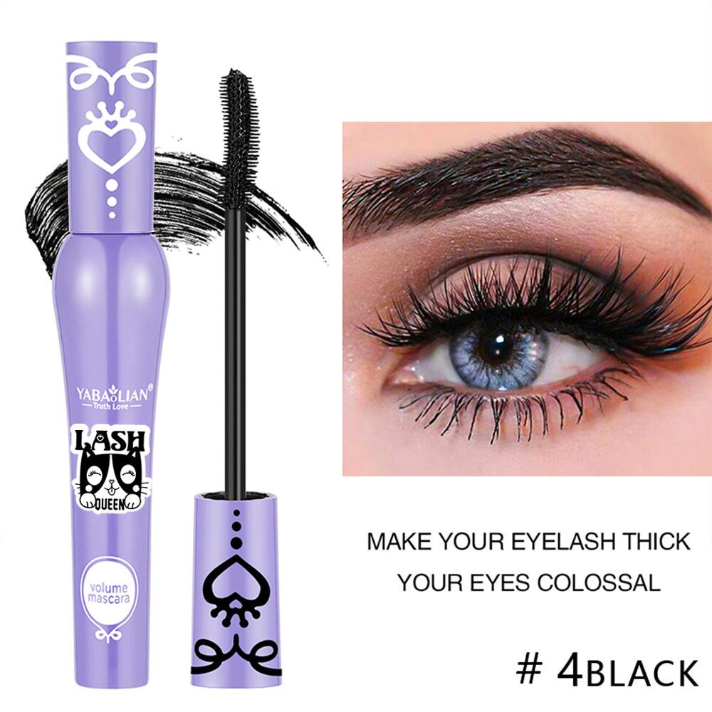 Dense Waterproof and Sweat-proof Mascara, Waterproof, Slender and Long-lasting Curling, Non-smudging Mascara