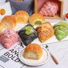 Simulated Croissant Squishy Slow Rising Toy, Scented Bread Stress Relief Model Food Prop Fidget Toy Vent and Decompress