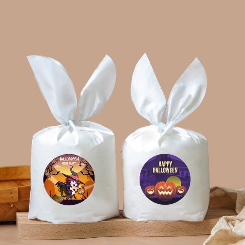 500-Count Halloween Stickers Halloween Labels Gift Sealing Stickers Self-adhesive Gift Wrap Stickers Halloweens Supplies