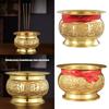 Brass Incenses Stick Holder Offering Bowl Ritual Vessel Incenses Burners of Buddhas Home Indoor Worship Censers Supplies