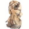 A Unisex High-End Plaid Scarf Shawl for Autumn and Winter, Perfect for Outings and As a Birthday Gift for Couples