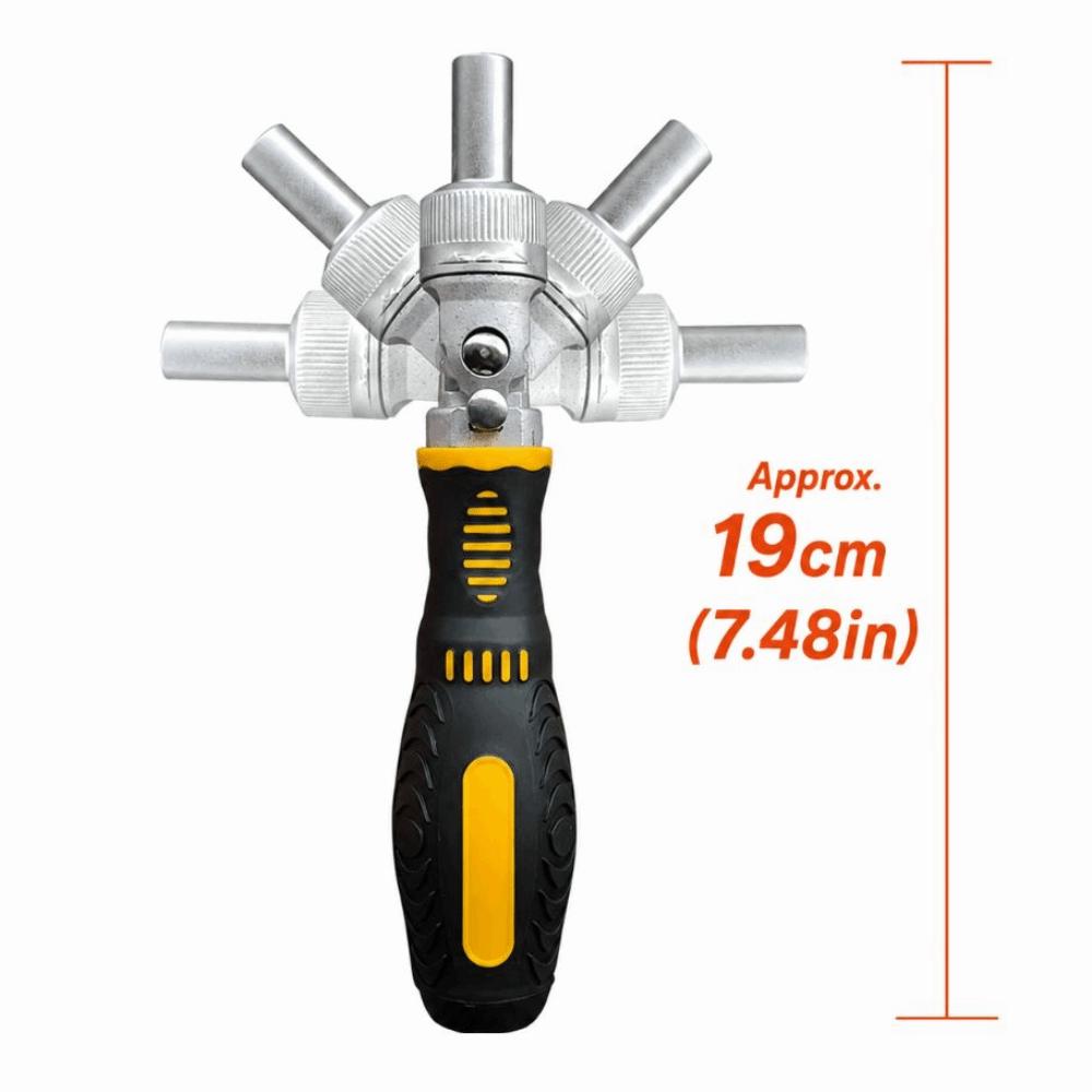 Adjustable Ratchet Two-way Screwdriver Set Universal Ratchet Screwdriver  Repair Tools