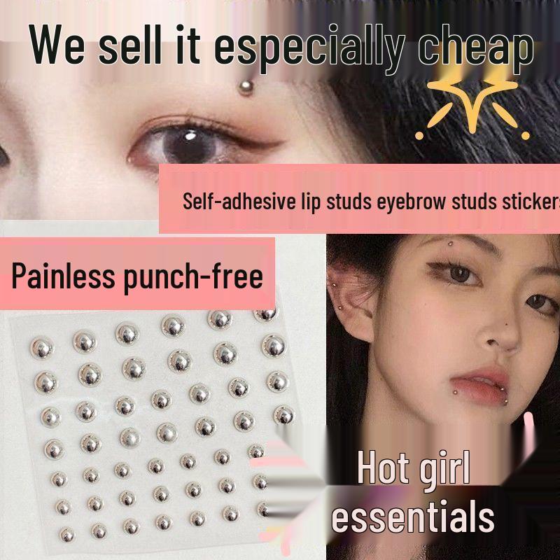 

Наклейки для нейл-арта и макияжа лица: Стразы-родинки