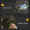 Gardening Tool Set Stainless Steel Trowel with Non-Slip Handle Transplanter Tool Hand Rake with Storage Tote Gift