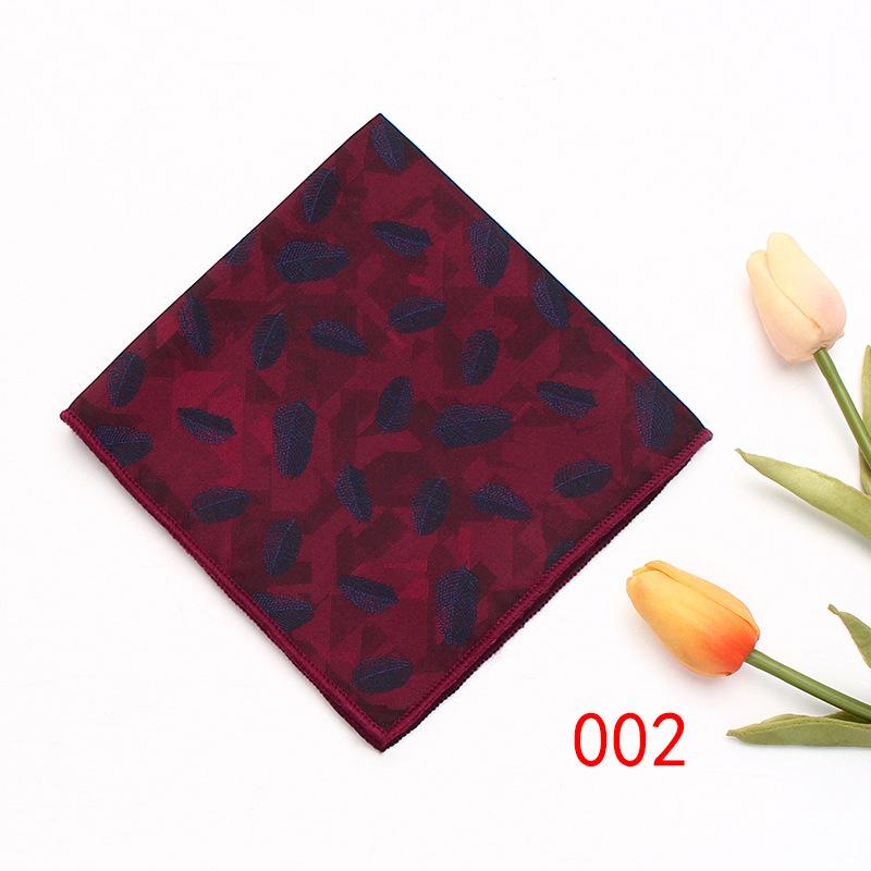 Men'S Business Suit Pocket Towel Pattern Wedding Chest Towel Handkerchief Banquet Small Square Towel Suit Accessories