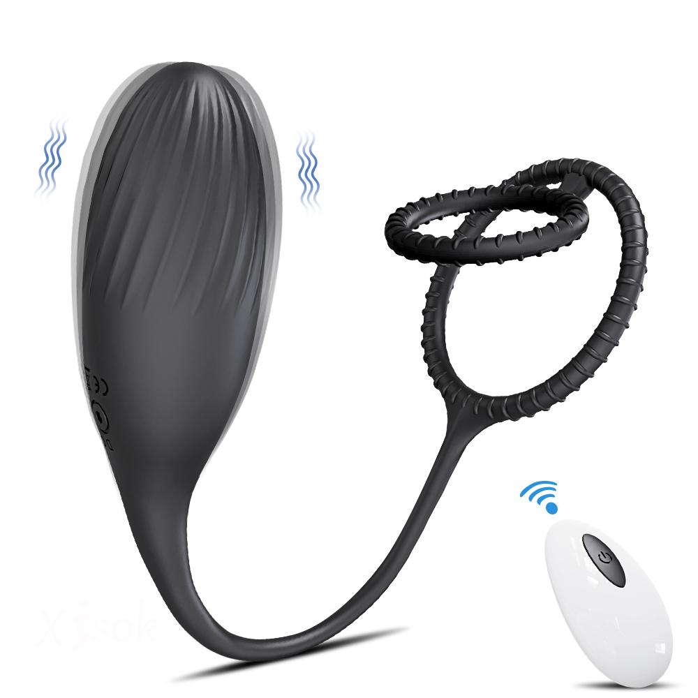 Remote Control Vibrator for Men Prostate Massager Butt Plug with Cockring  Anal Sex Toys for Male Ass Anal Dildo for Women