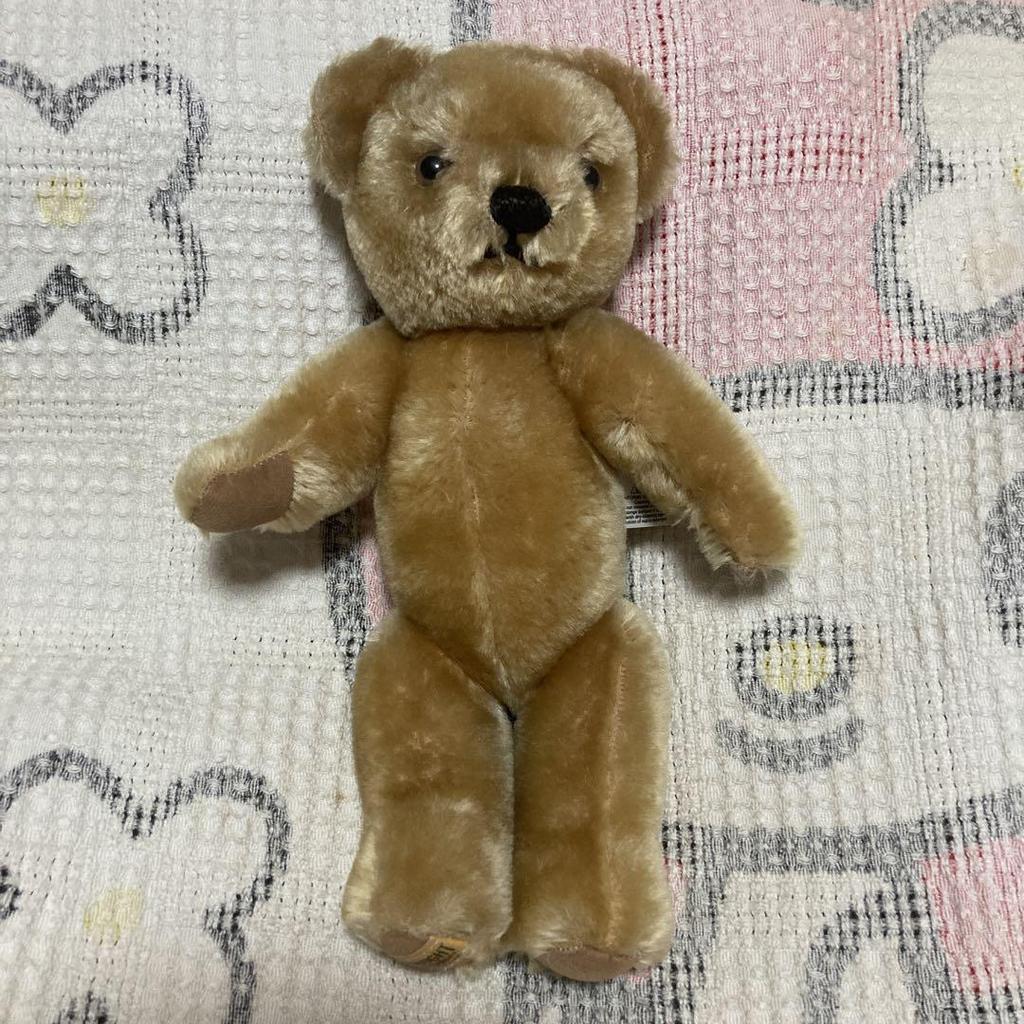 [USED] Merrythought Vintage Teddy Bear Plush Toy, Pre-owned