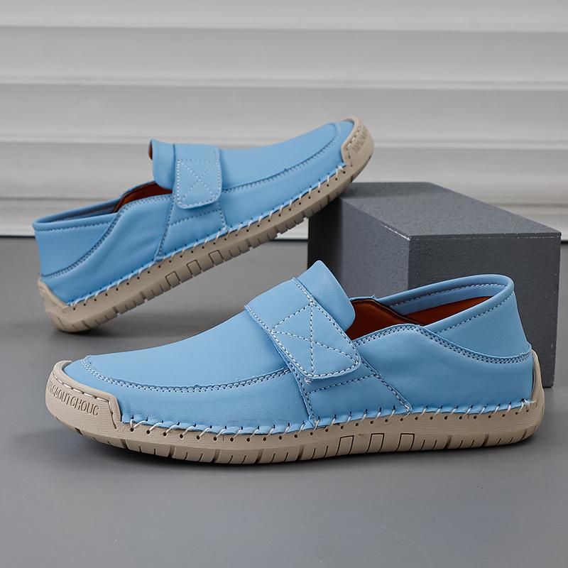 Women's Loafers Summer Pink Moccasins Casual Wide Head Purple Walking Shoes Plus Size