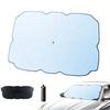 Car Windshield Sunshade Foldable Windshield Sun Shade Automotive Interior Accessories Window Screen For RV Safety Heat Camping