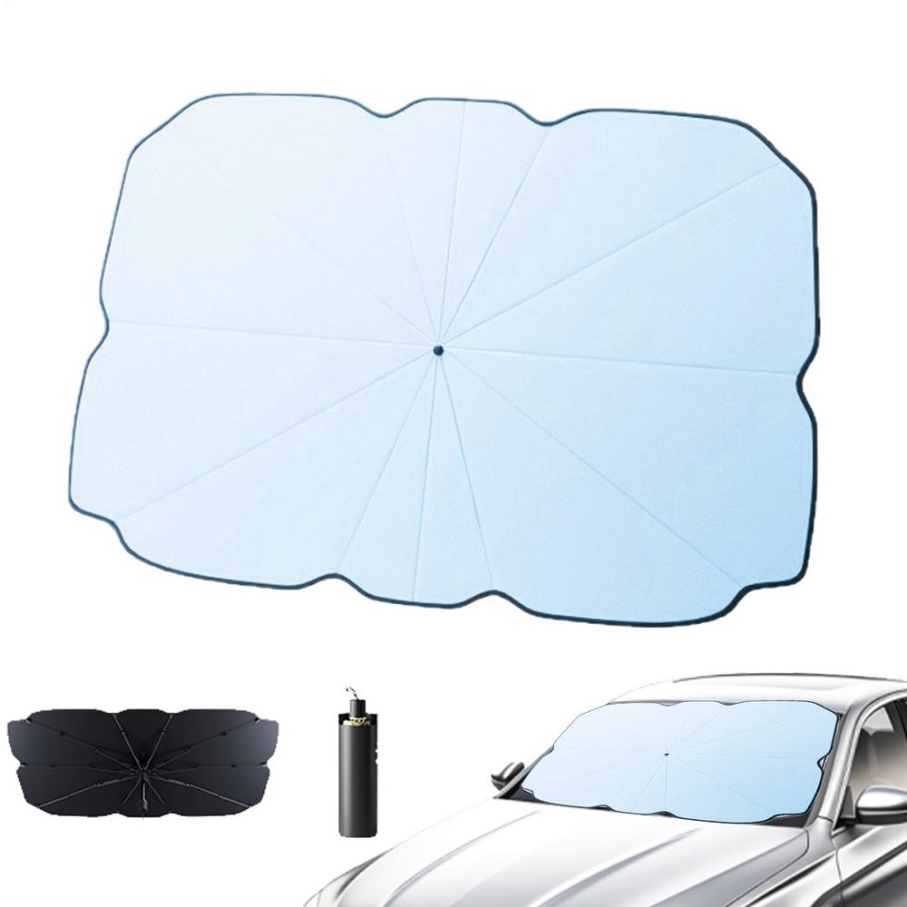 Car Windshield Sunshade Foldable Windshield Sun Shade Automotive Interior Accessories Window Screen For RV Safety Heat Camping