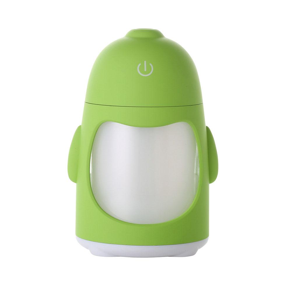 Cute Cartoon Penguin Shape 7 Colors Change Mini Air Humidifier