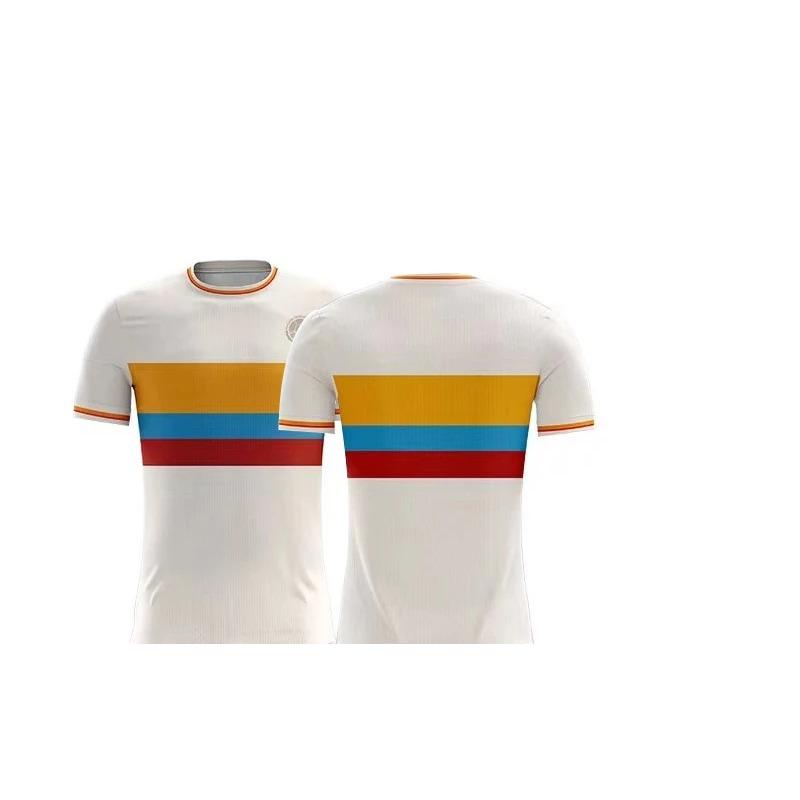 

Colombia Streetwear Football Quality 3D Printed Quick Drying Breathable Couple Tees For Men Women Short Sleeve T-shirt XL