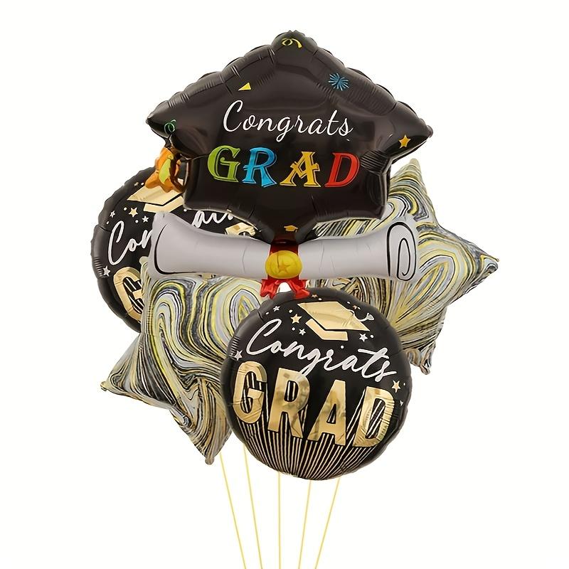 

6pcs Graduation Balloon Decoration Set — Ideal for Graduation Decor, Parties, Celebrations, and School Graduation Ceremonies 18inch