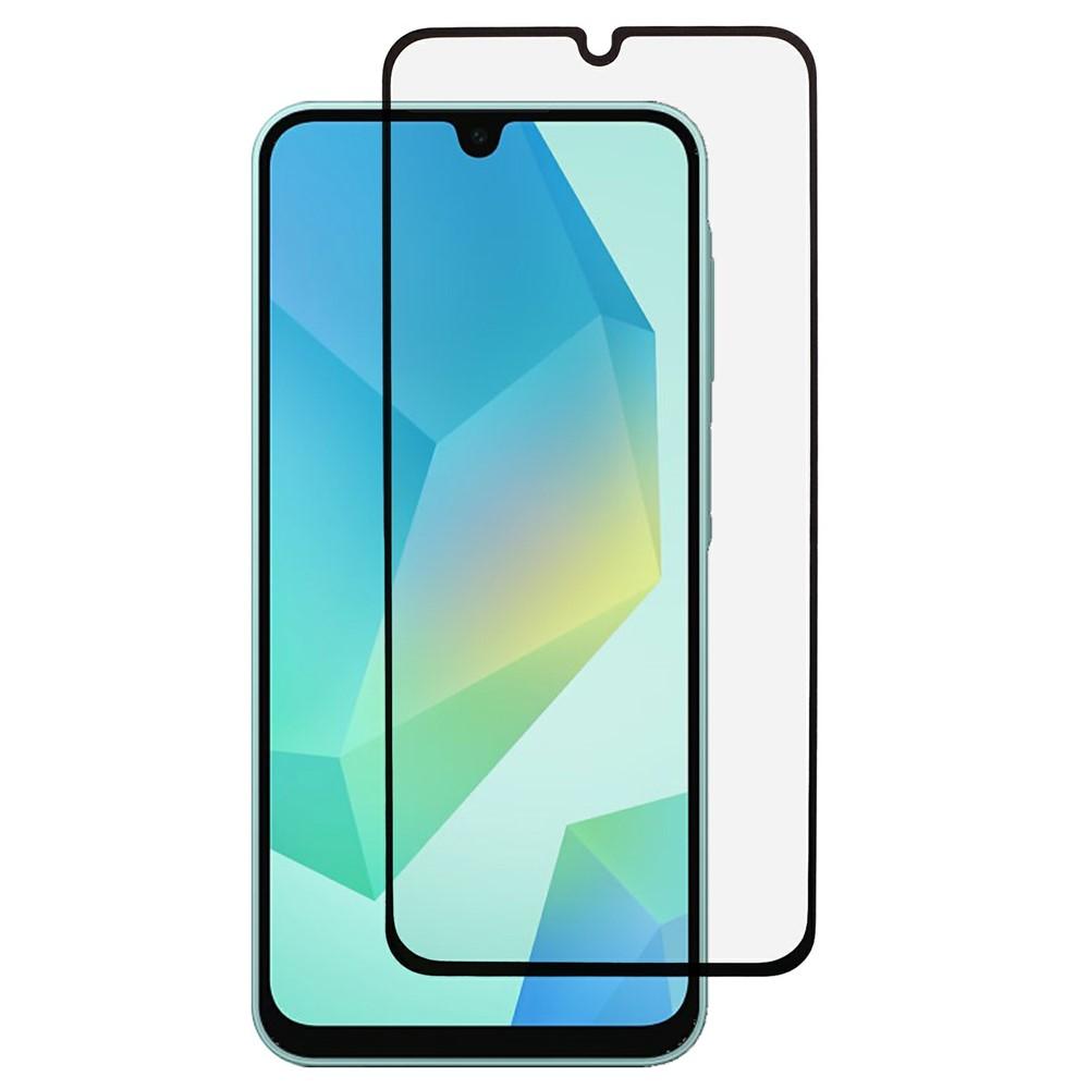 For Samsung Galaxy A24 4G (162.1 x 77.6 x 8.3mm) Tempered Glass Film Silk Printing Full Glue Secondary Hardening Full Screen Protector